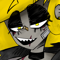 Here my main character with blinding lights style by RuwMask on Newgrounds